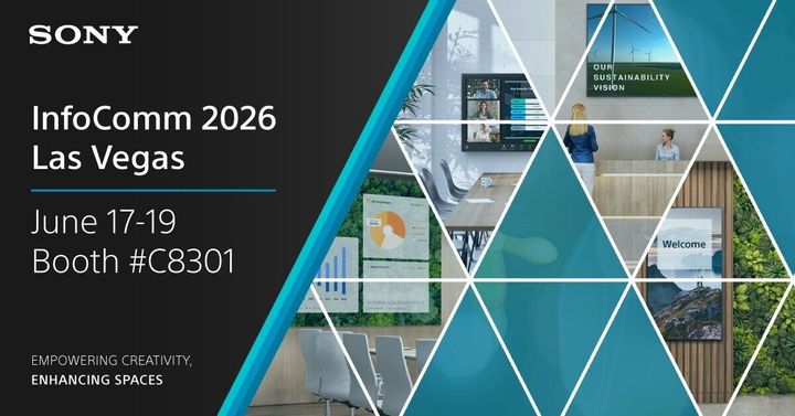 Sony Electronics Bringing New Technologies Including Marquee Display Solutions and Powerful PTZ Cameras to InfoComm 2026