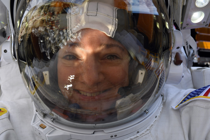 Astronaut captures out-of-this-world selfie during spacewalk