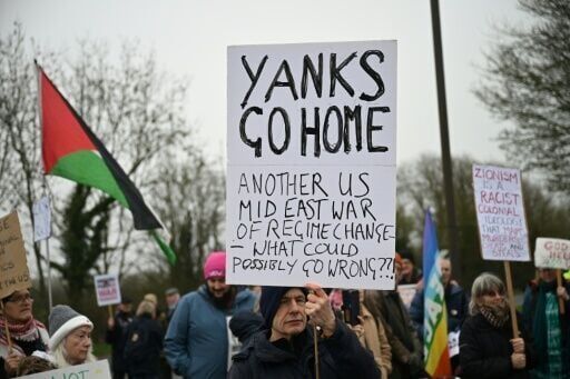 US starts using UK bases for 'defensive' Iran operations