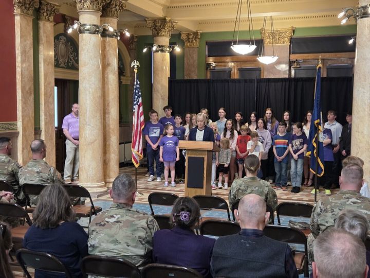 Lt. Gov., Montana National Guard recognize Month of the Military Child