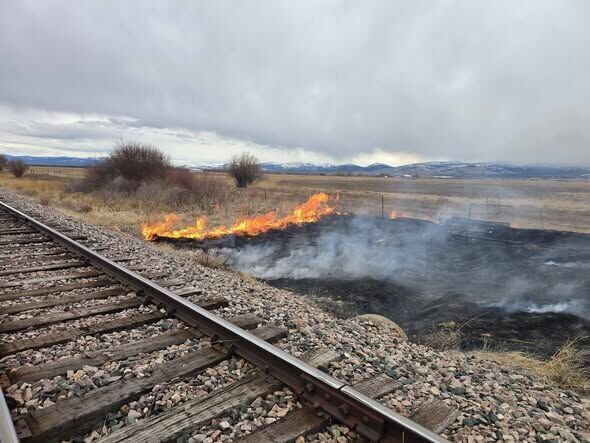 Fire response underway near Deer Lodge