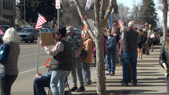 Protesters in Bozeman speak out against U.S. strikes in Iran