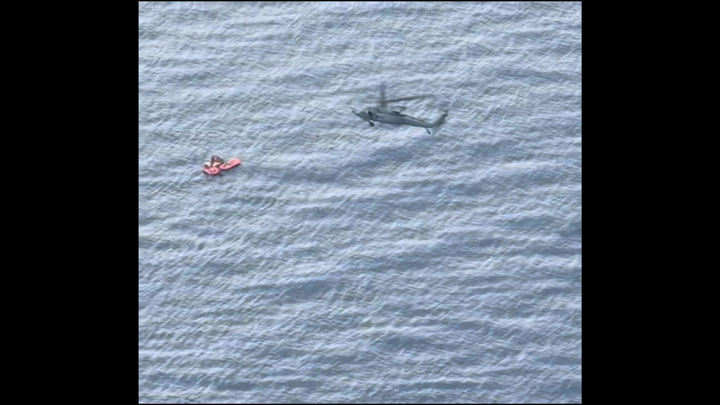 Rescue helicopter saves 11 after Atlantic plane crash