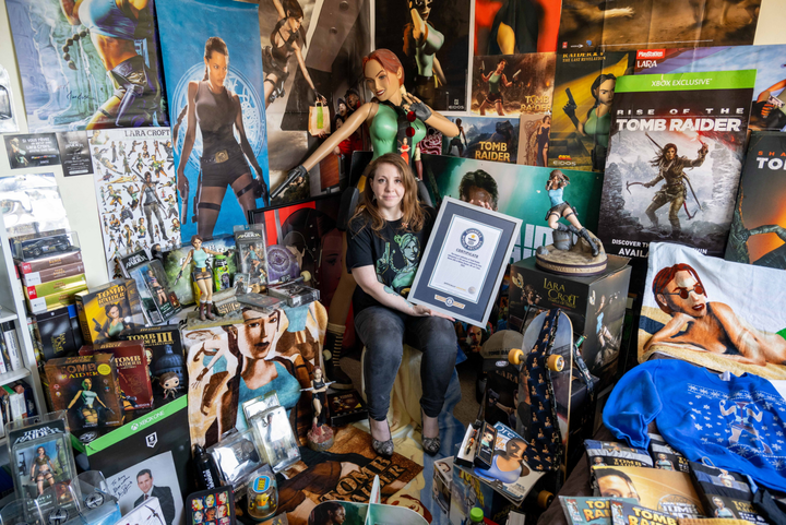 Tomb Raider superfan breaks record for massive Lara Croft collection