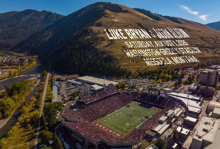 Luke Bryan and Jason Aldean to perform at Missoula's Washington-Grizzly Stadium