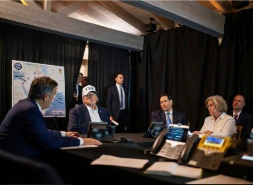 White House releases photos of Trump, Vance during Iran ops