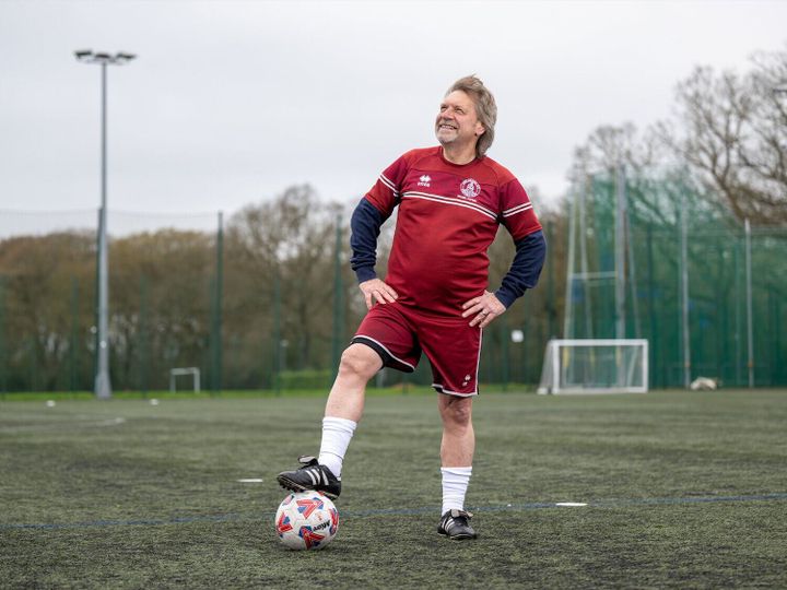 This 71-year-old granddad is the Lionel Messi of walking football