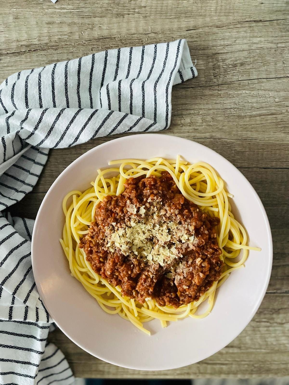 Lentil & Walnut Ragu Spaghetti