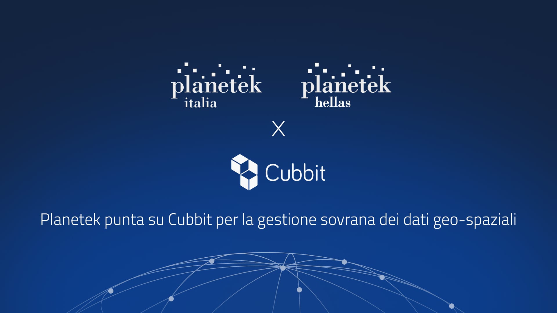 Planetek punta su Cubbit per la gestione sovrana dei dati geo-spaziali