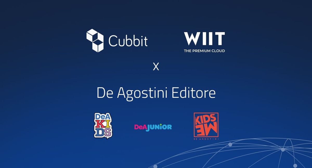 DeAKids e DeAJunior e KidsMe (De Agostini Editore), scelgono European Cloud Vault di WIIT: cloud storage completamente europeo e abilitato da Cubbit