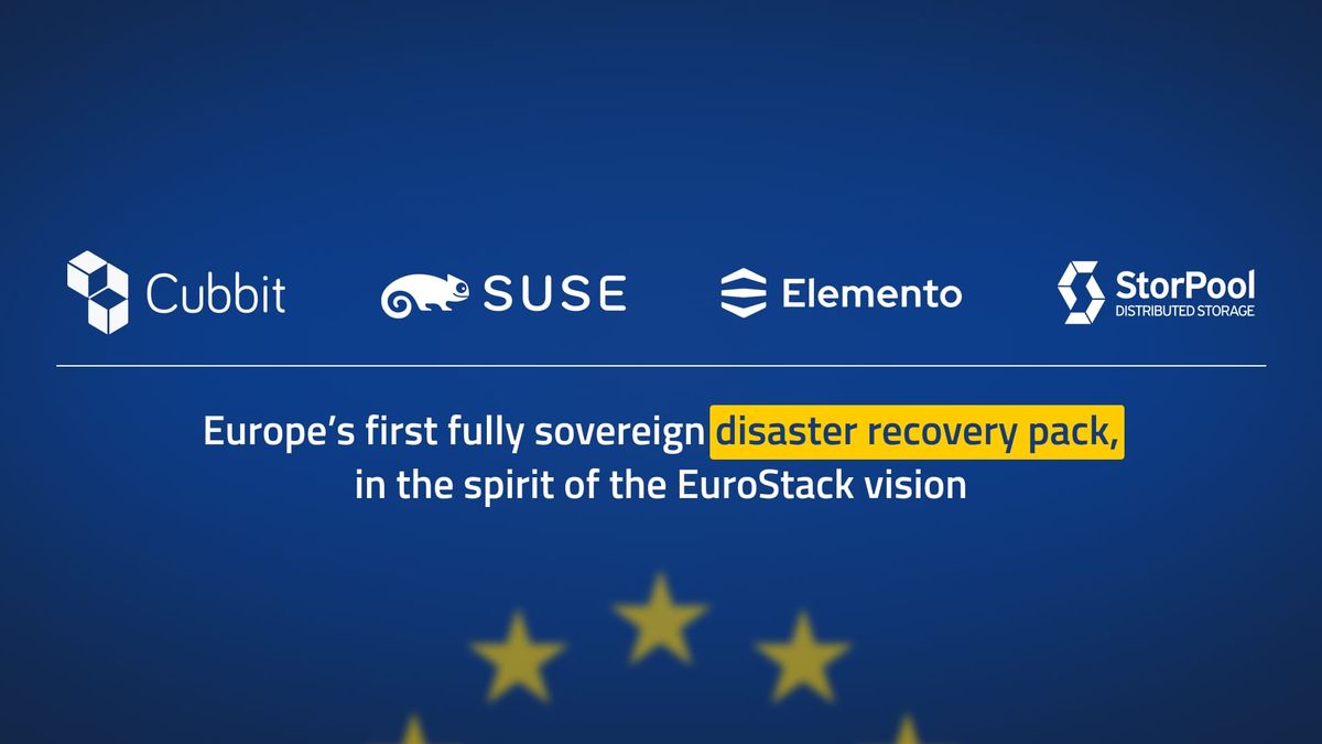 Four European tech companies unveil Europe’s first fully sovereign disaster recovery pack at the European Data Summit