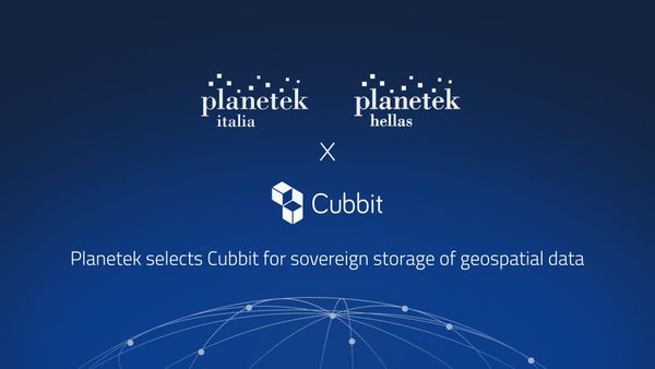 Planetek selects Cubbit for sovereign storage of geospatial data