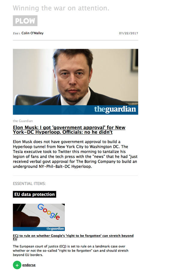 We’re here to break our silence after a long period with our heads down.