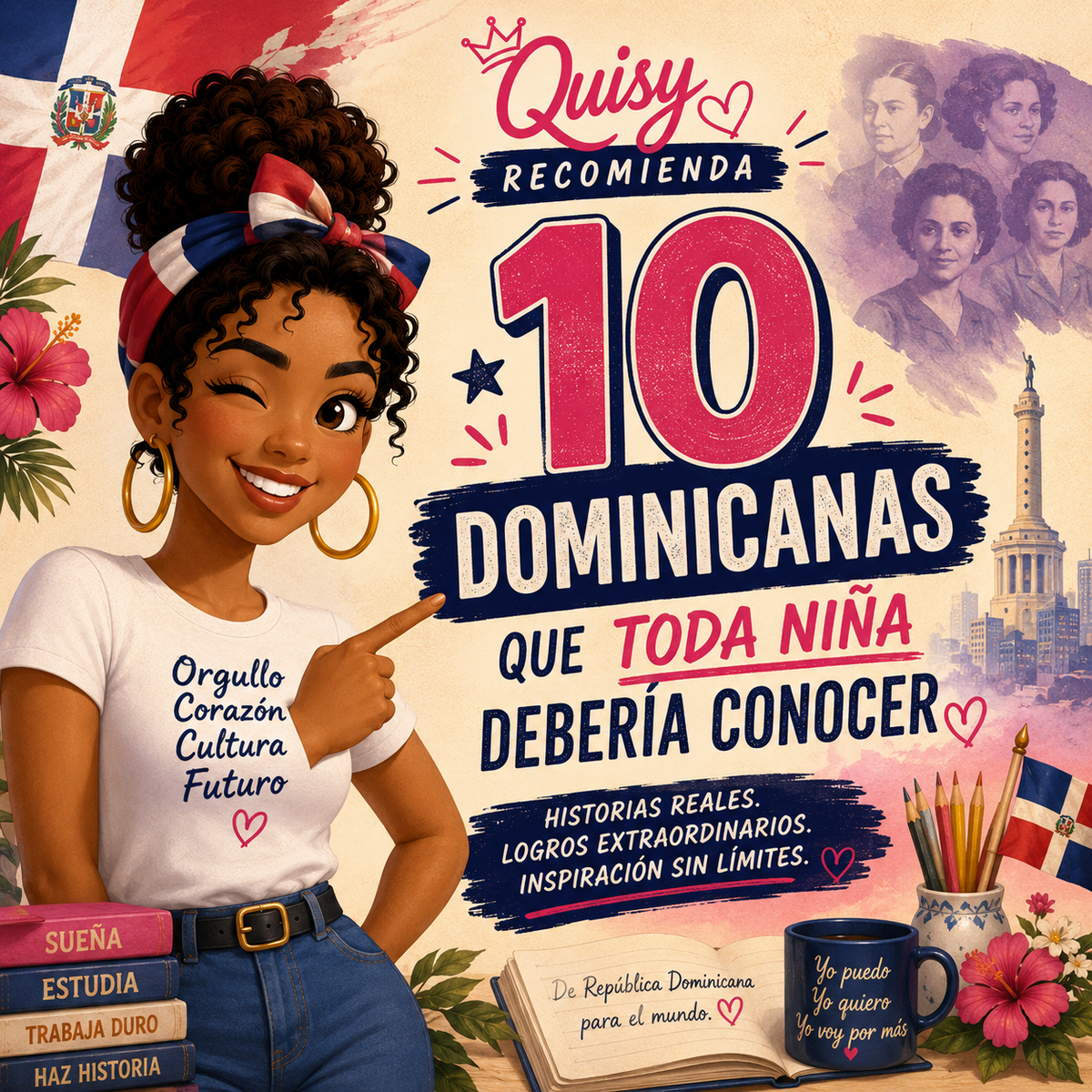💪🏽 10 dominicanas que toda niña debería conocer
