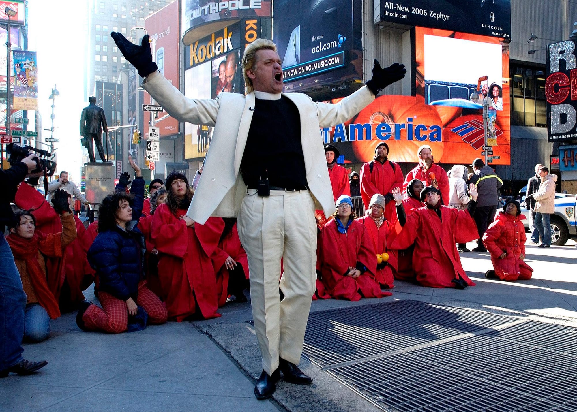 About - Reverend Billy and the Stop Shopping Choir