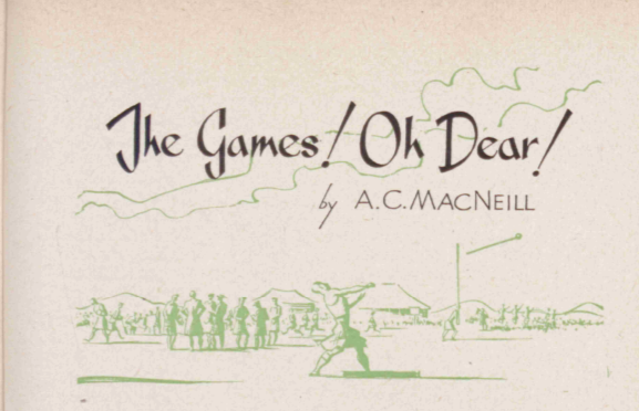 An extract from The Scots Magazine in 1924.