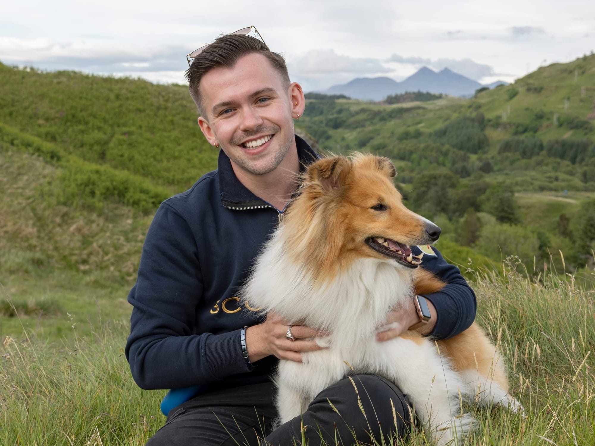 Mark Shaw & Ghillie the Shetland Sheepdog.