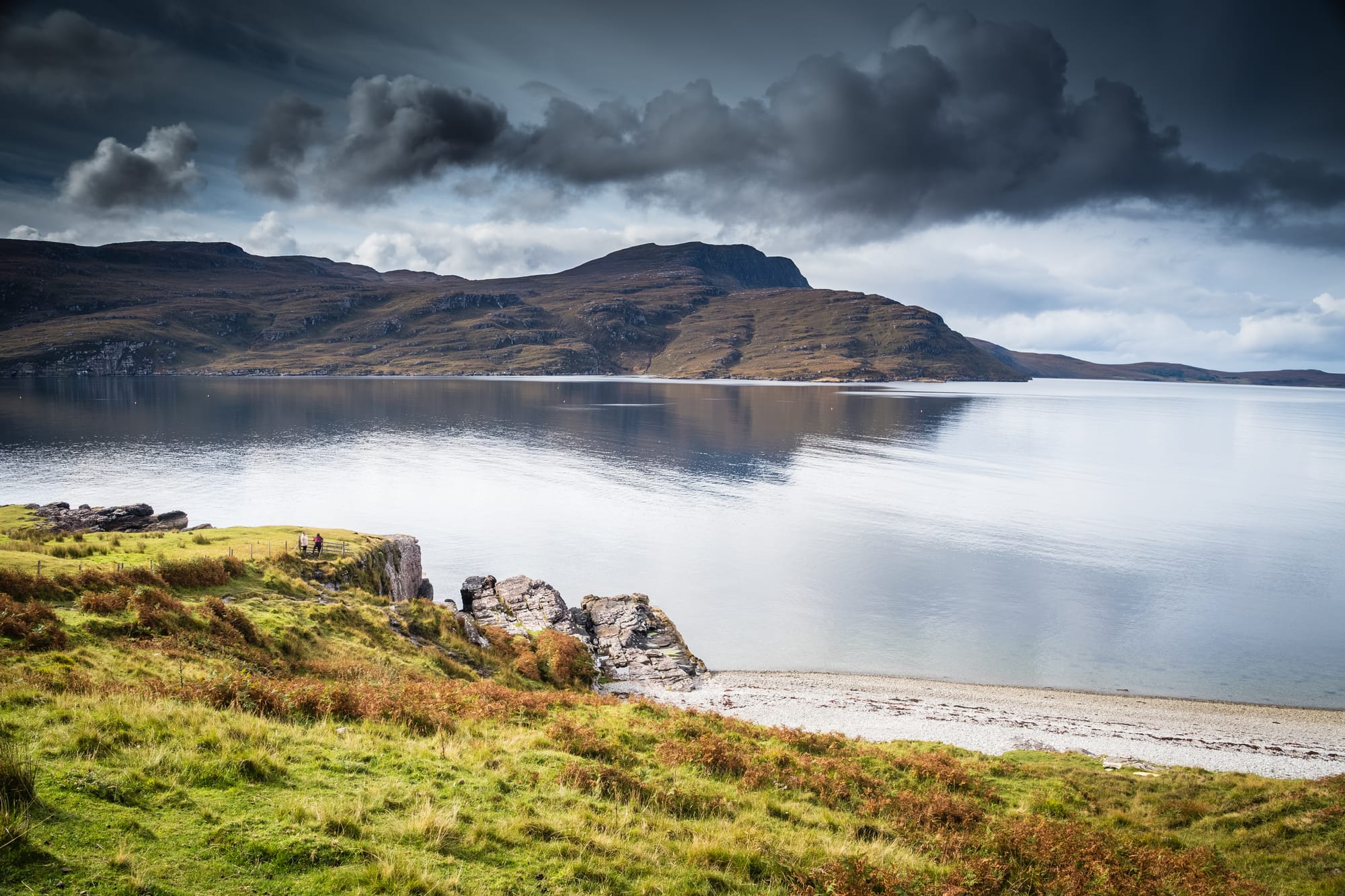 Loch Broom in Ross-shire from which the Ship Hector set sail for Nova Scotia in 1773.