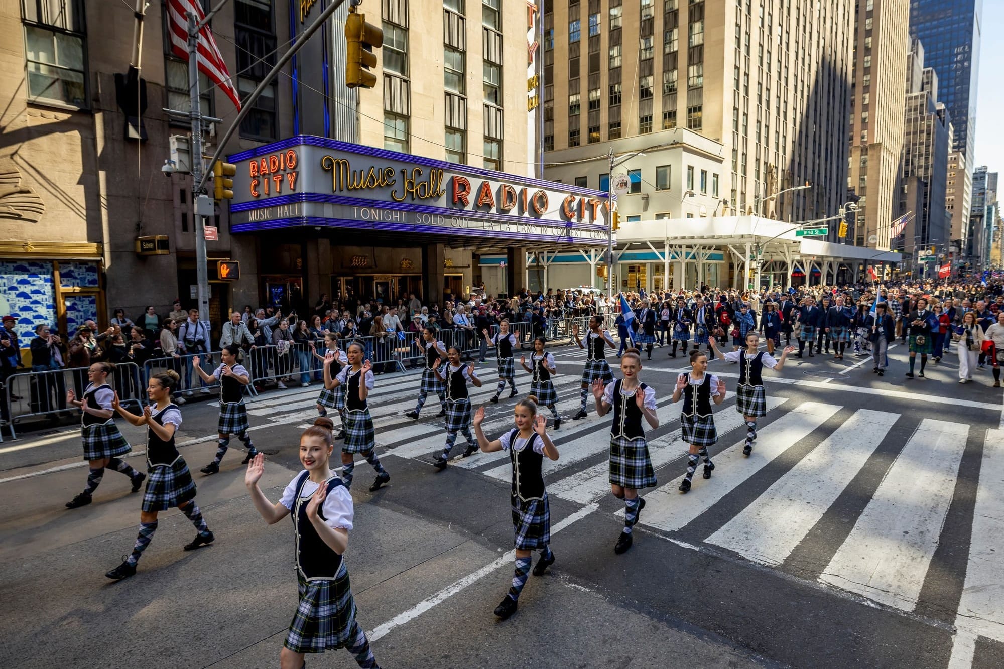 Tartan Week parade in New York.