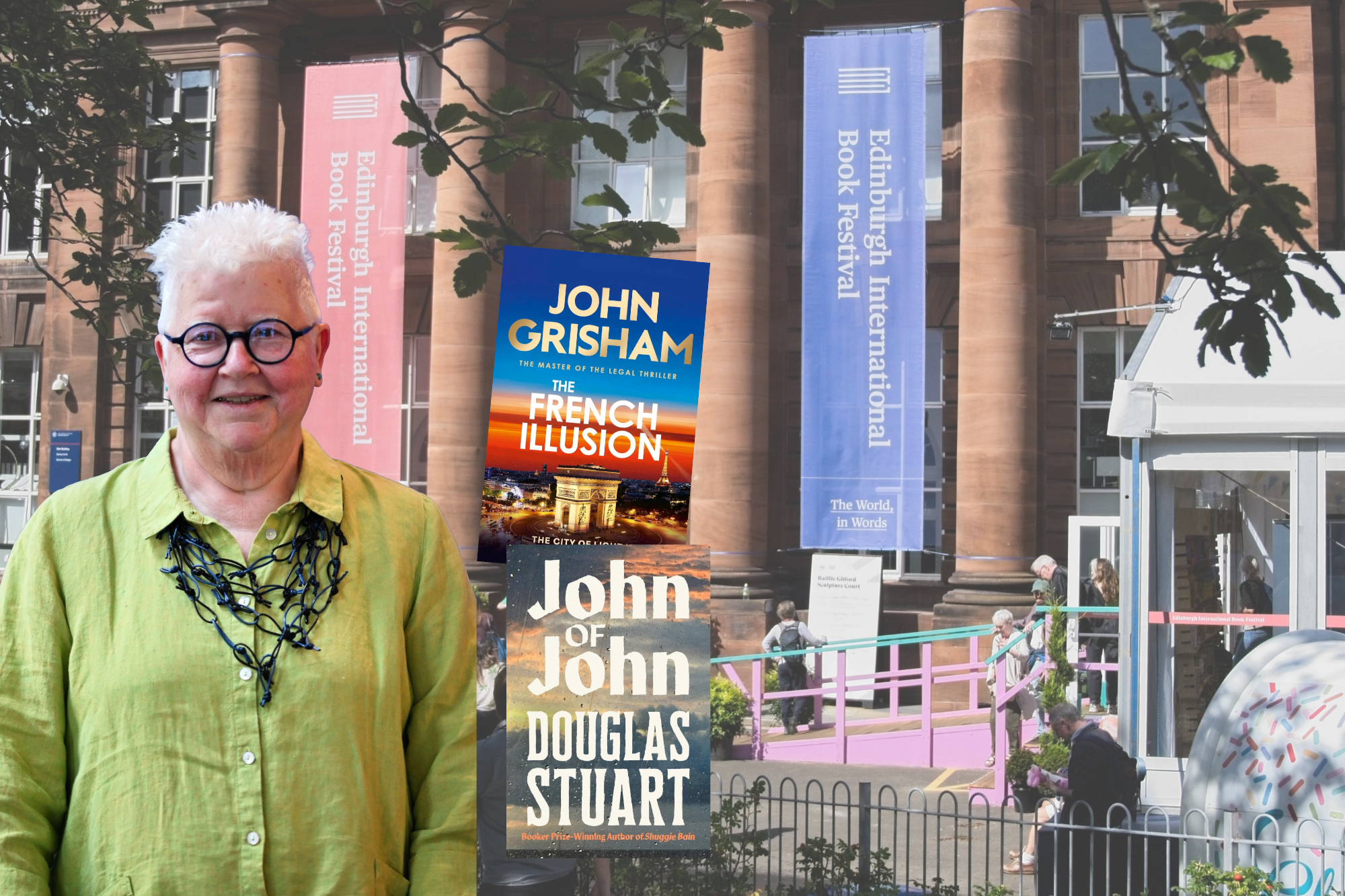Val McDermid (L) is one of a list of Scottish authors speaking at Edinburgh Book Festival this year.