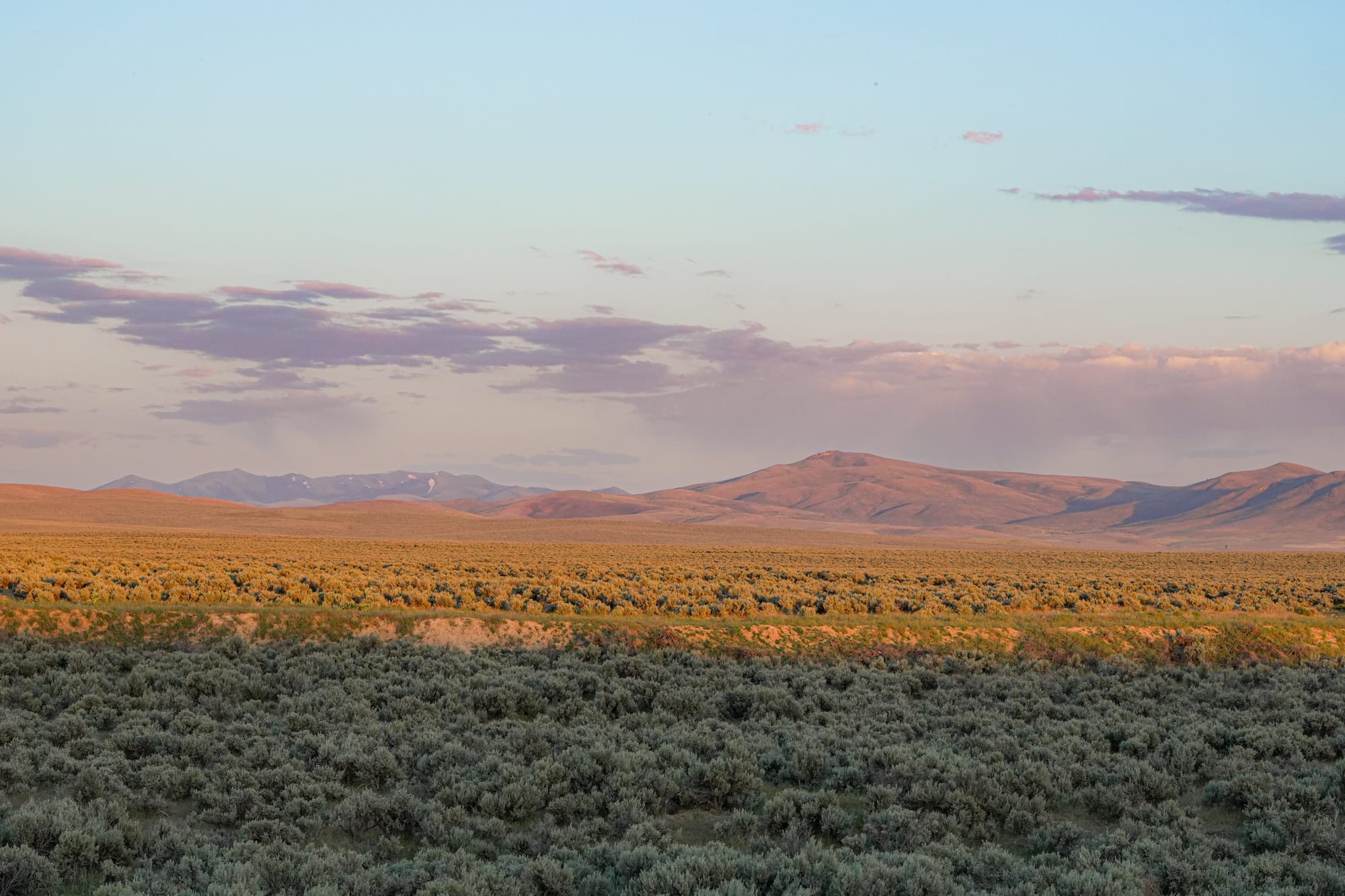 Great Basin at sunset