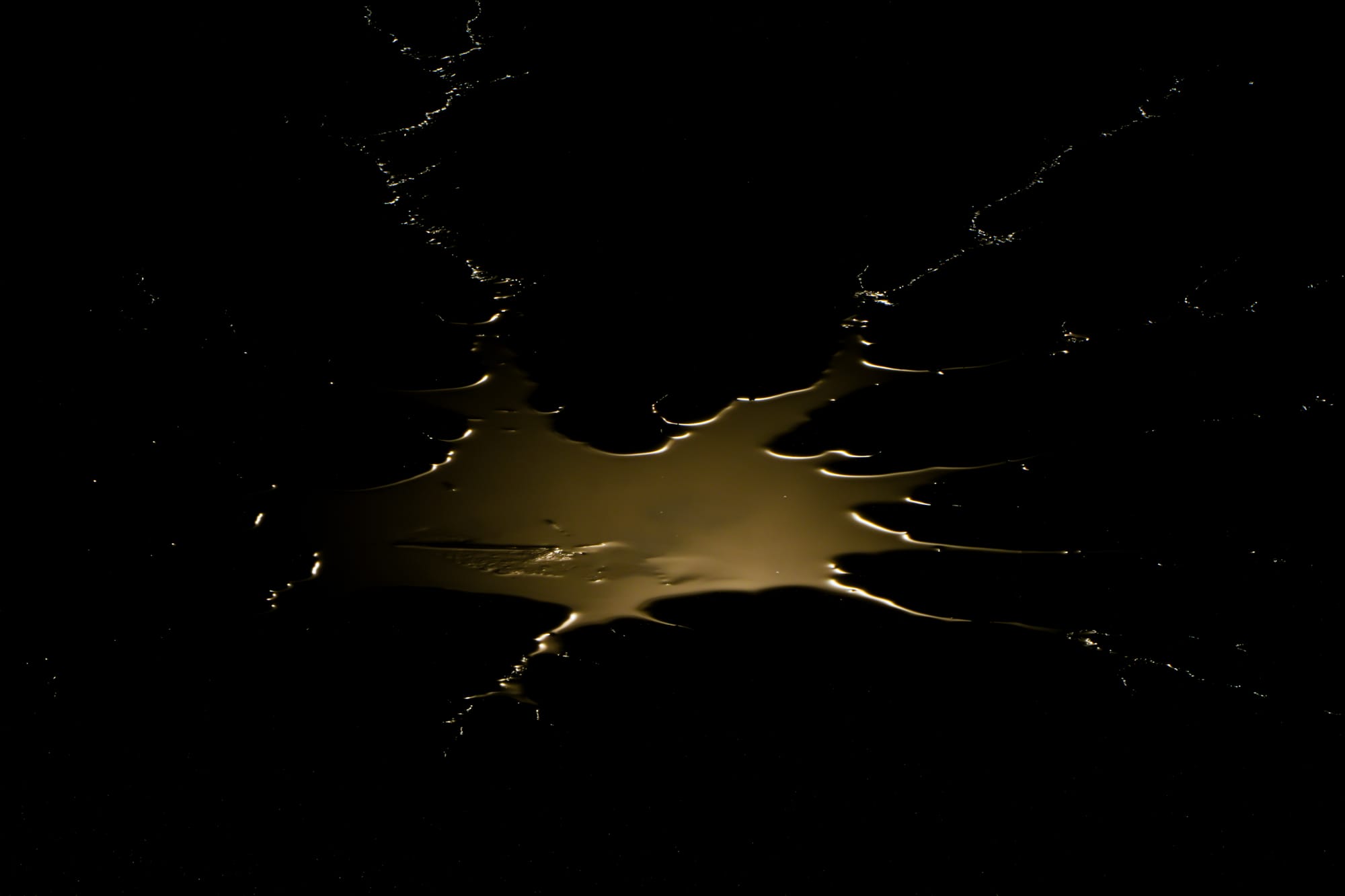 sun on melting ice