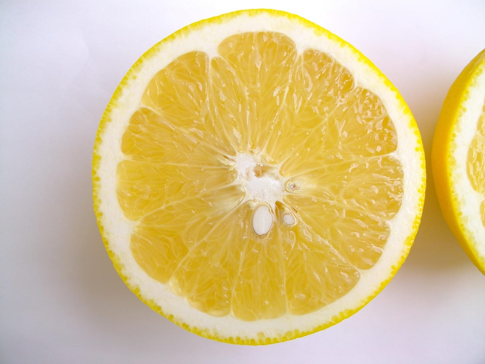 cross section of a lemon