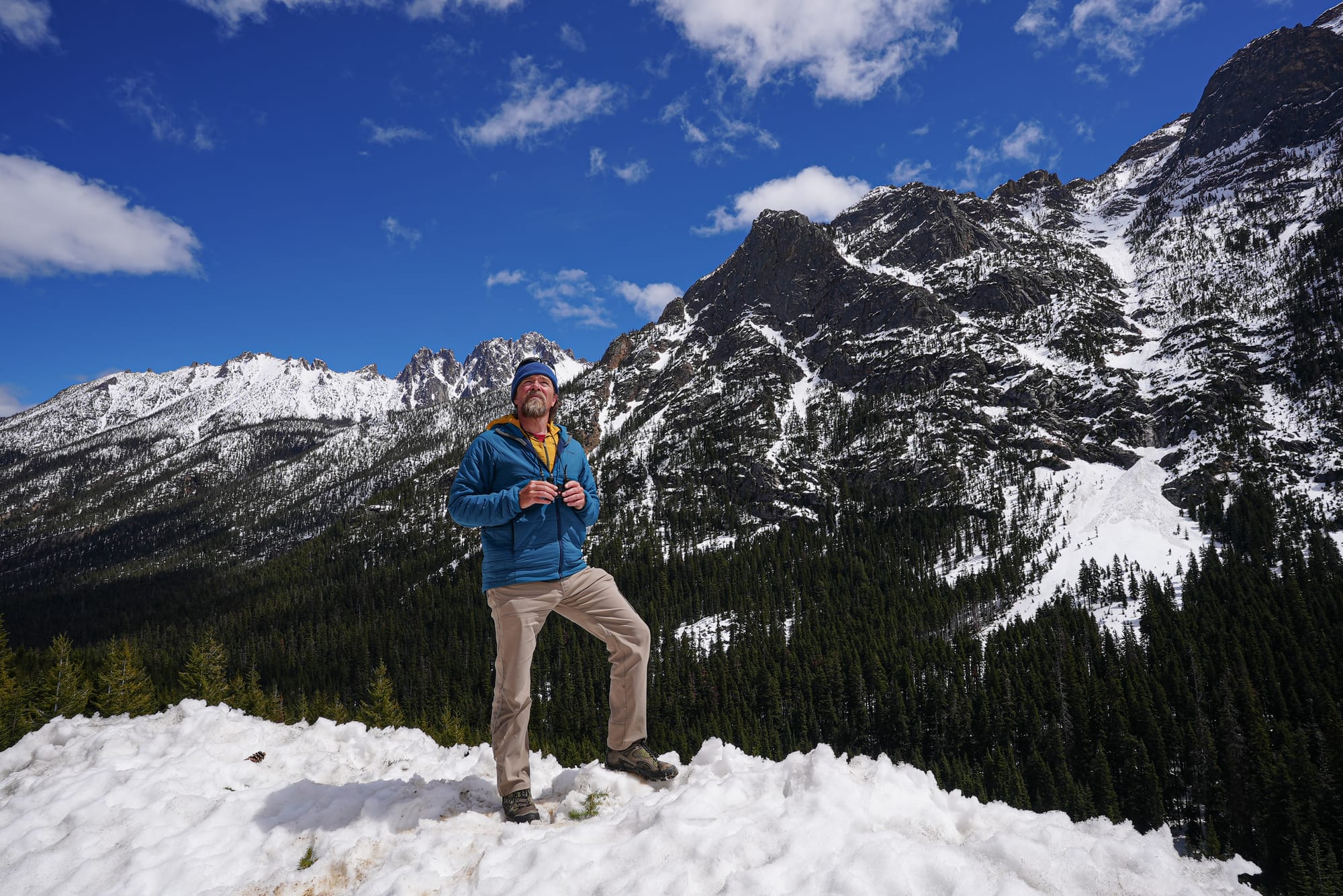 David Lukas in mountains