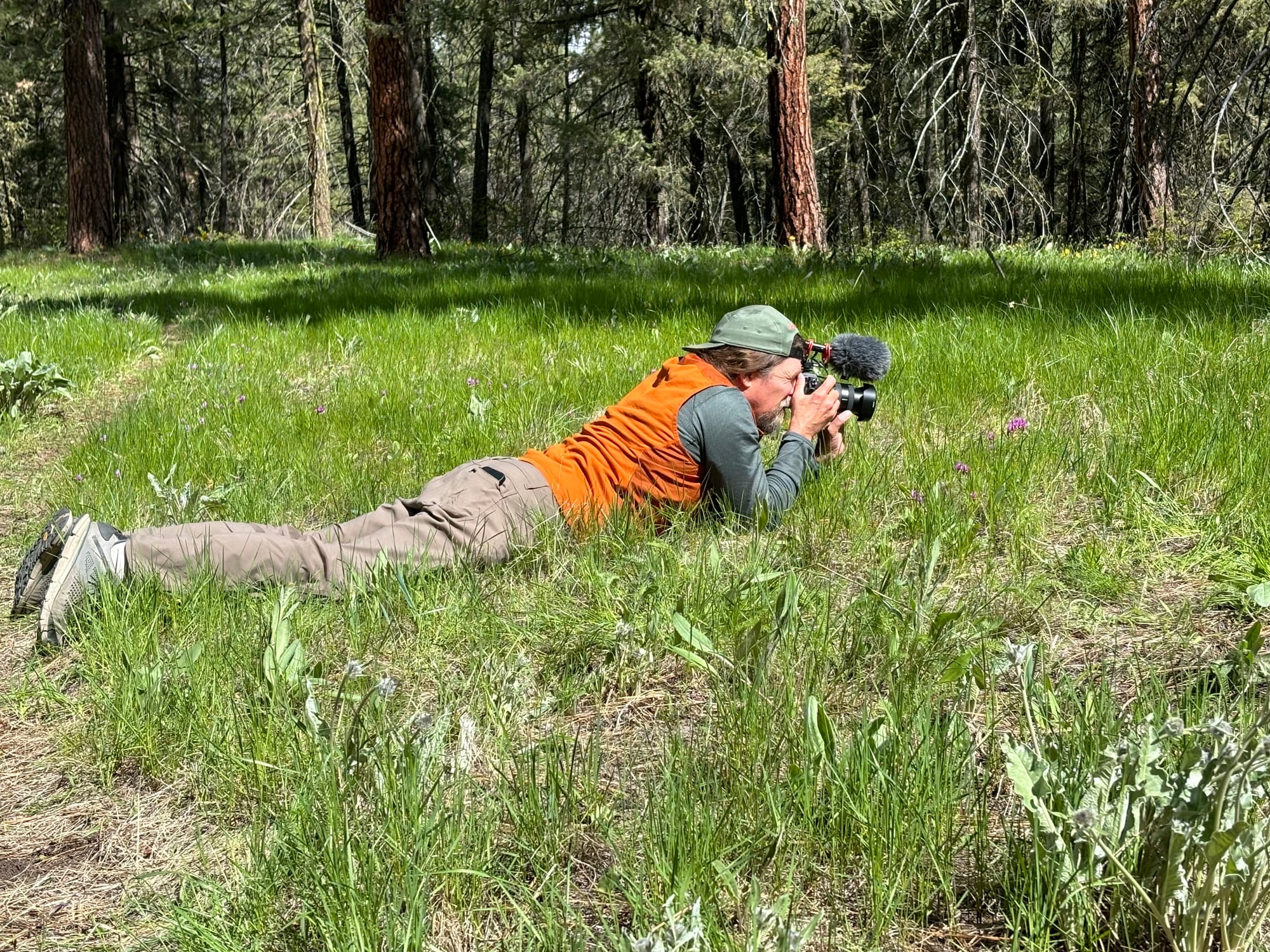 David Lukas taking a photograph