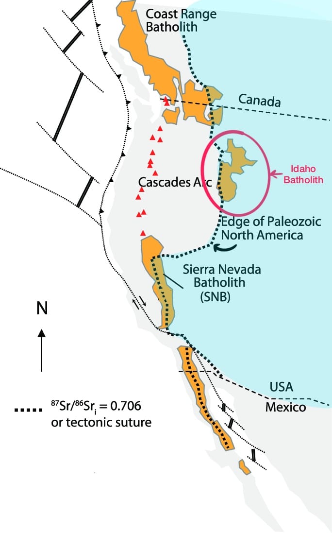 batholiths of western North America