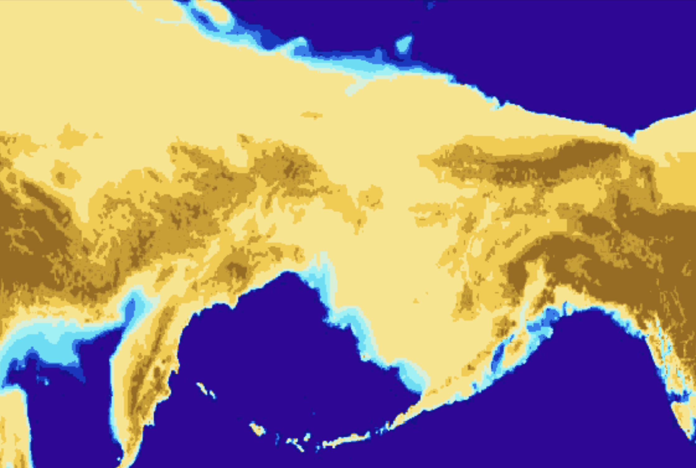 Bering land bridge