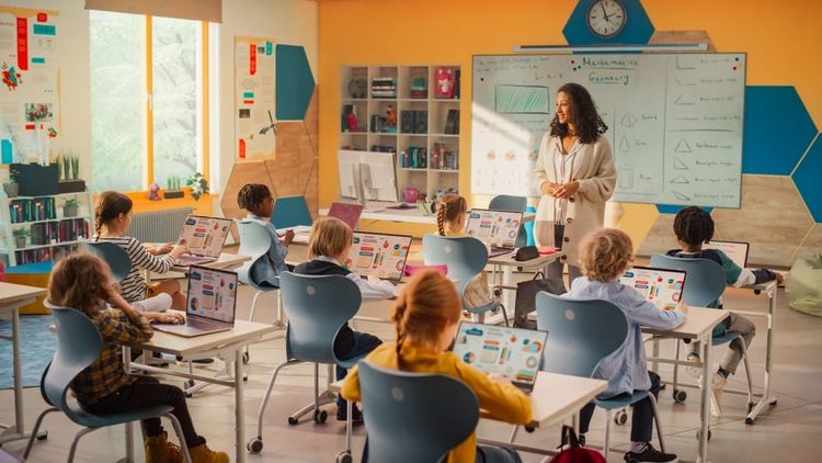 students in classroom