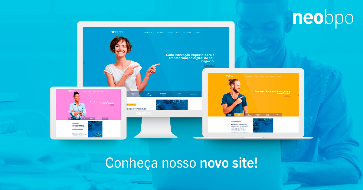 Neobpo renova seu website com foco na experiência dos clientes