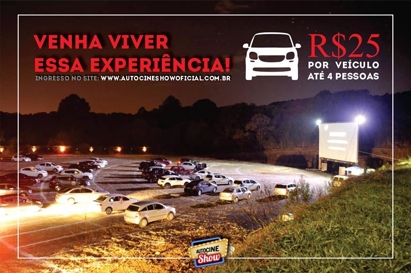 Cultura e cuidado andam juntos no cinema drive- in da Autocine Show