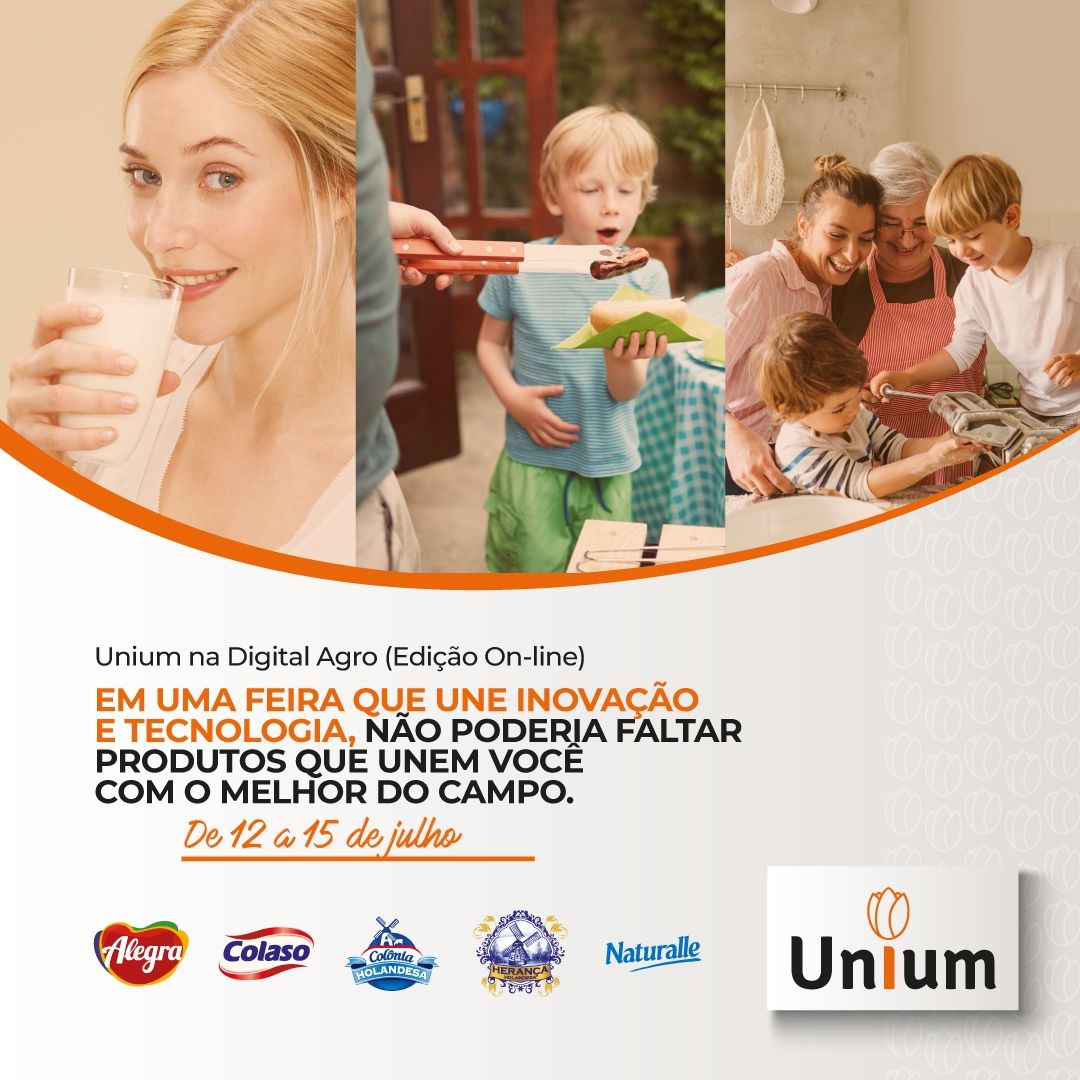 Com estande virtual de produtos, Unium é destaque da Digital Agro 2021