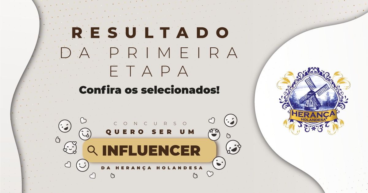 Herança Holandesa divulga finalistas de concurso de influencers de gastronomia