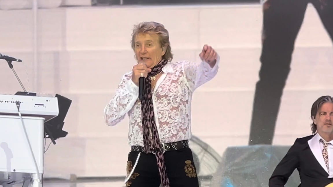 Rod Stewart at The Royal Hospital Kilmainham in Dublin, Ireland on 26 May 2024.