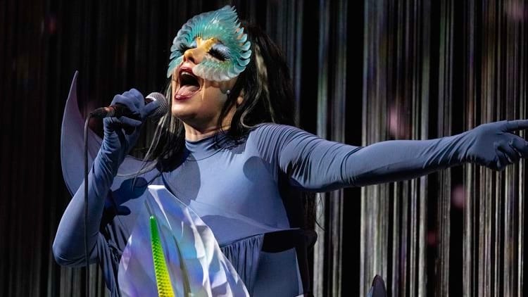 Bjork at Accor Arena in Paris, France on 9 September 2023.