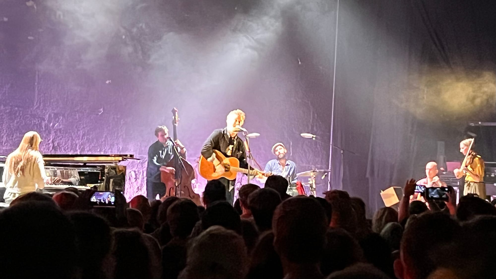 The Swell Season (Glen Hansard and Markéta Irglová) at Vicar Street in Dublin, Ireland on 13 July 2023.