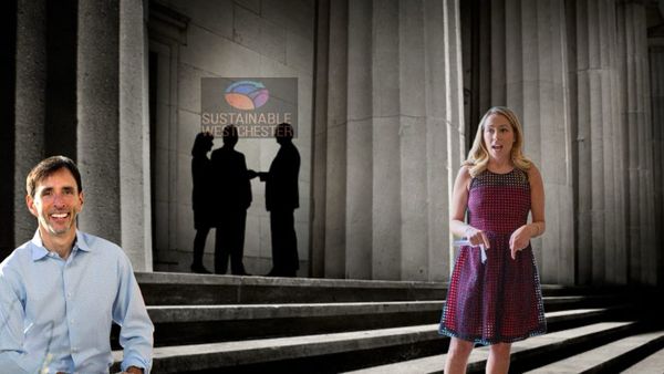 Latest Sustainable Westchester Stunt by Sara Kaye Takes New Rochelle To Rock Bottom