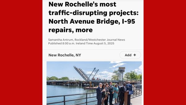 New Rochelle Traffic Crisis Highlighted by Journal News Reporter