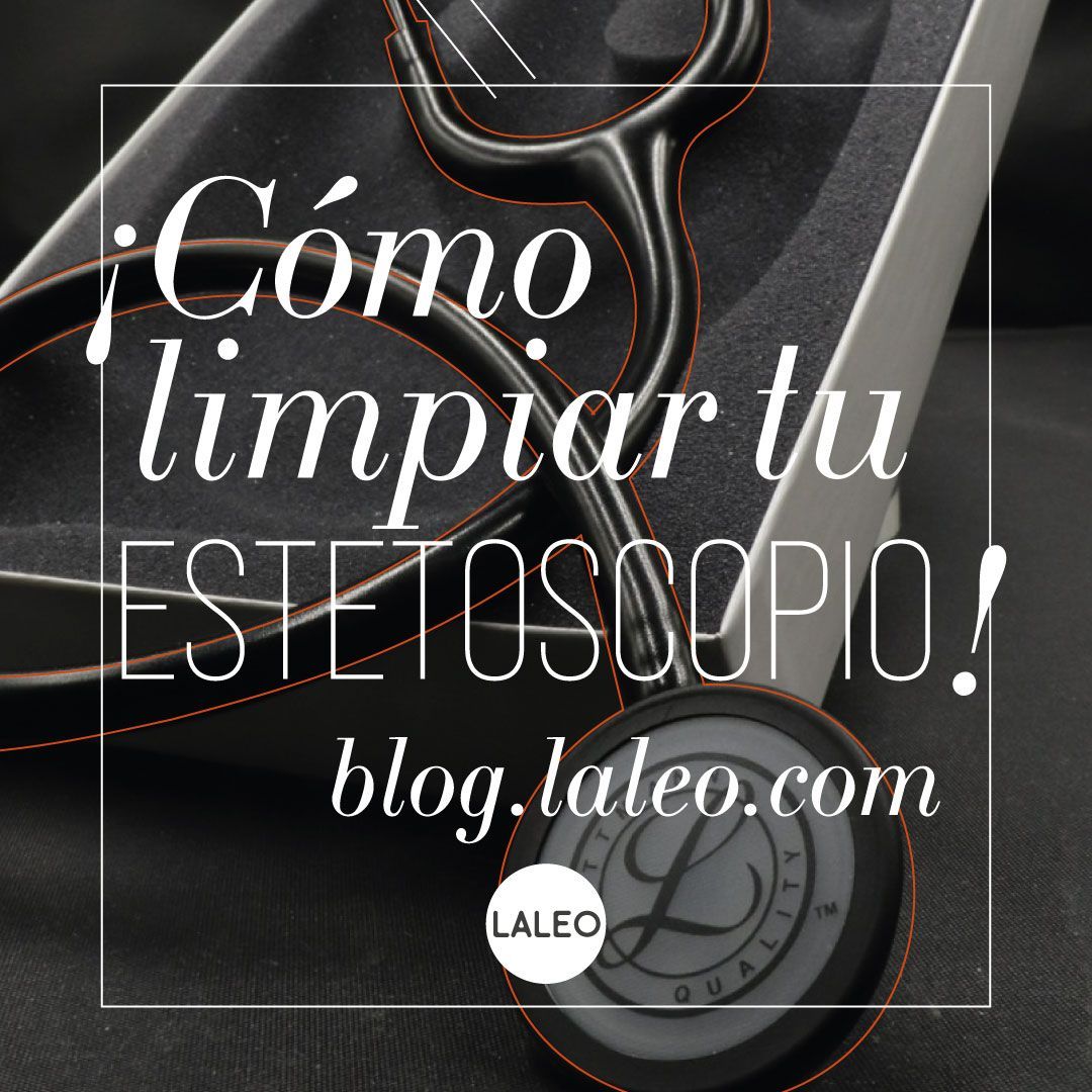 ¡Cómo limpiar tu estetoscopio!