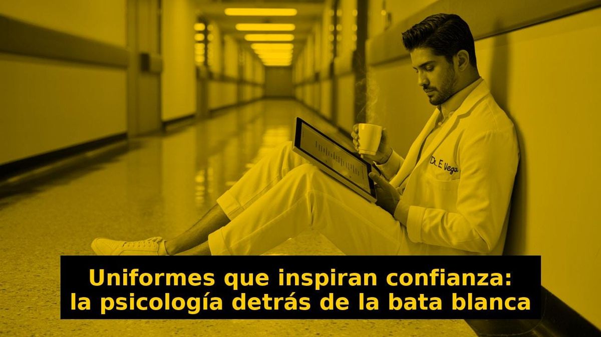 🩺 Uniformes que inspiran confianza: la psicología detrás de la bata blanca