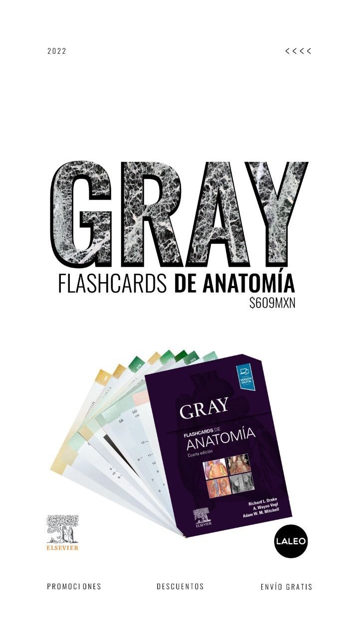 Gray. Flashcards de Anatomía