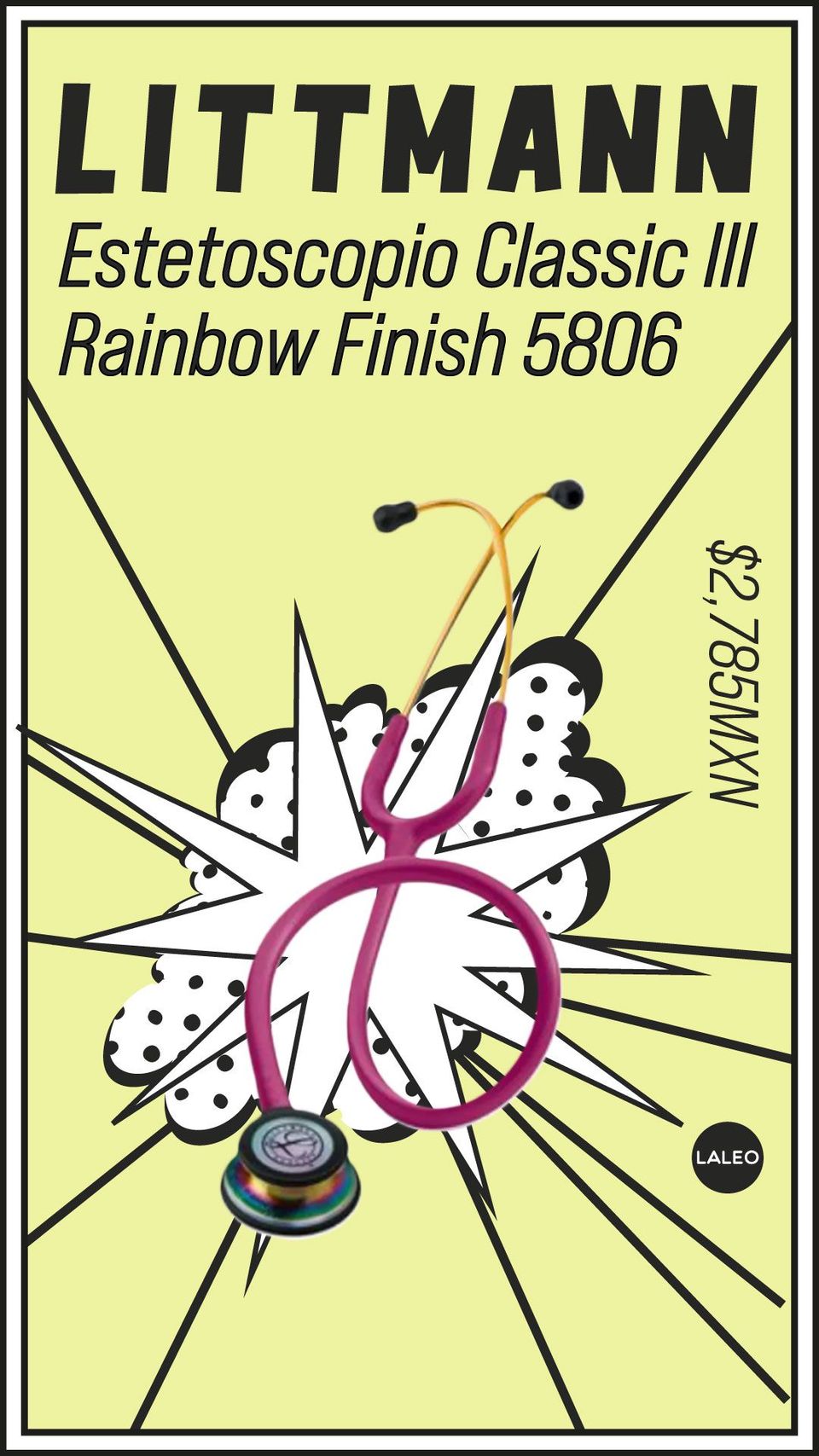 Estetoscopio Classic III Littmann Rainbow Finish 5806