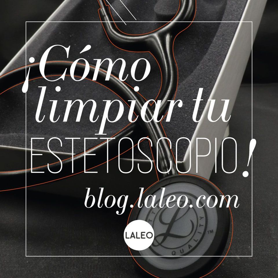 ¡Cómo limpiar tu estetoscopio!