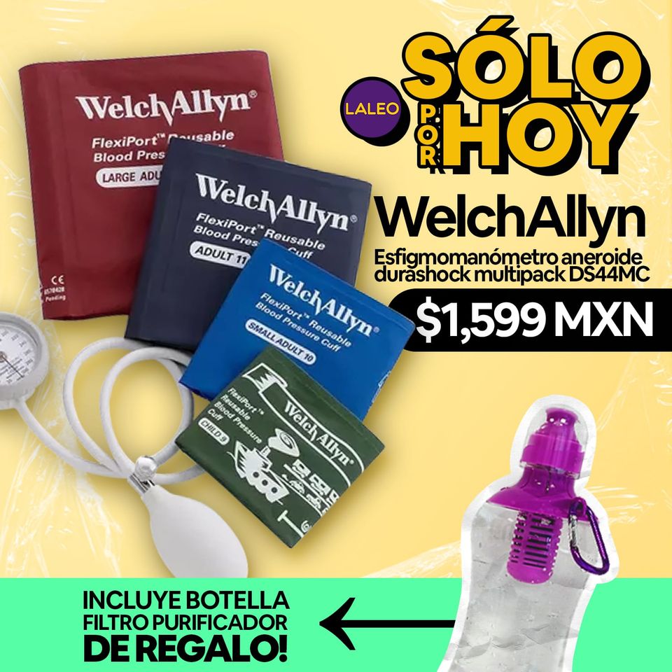 Explorando el Esfigmomanómetro Aneroide Welch Allyn Durashock Multipack DS44MC