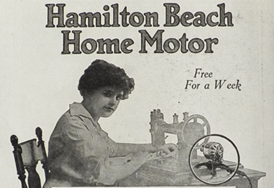 Hamilton Beach Home Motor ad