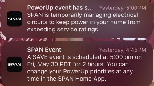 Span PG&E Save program event