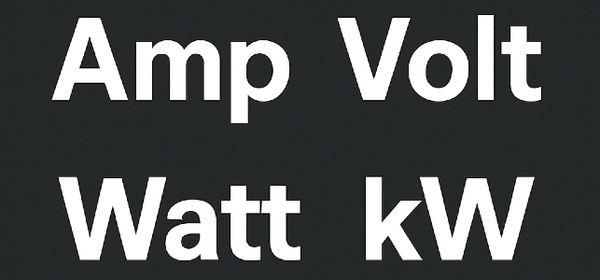 Electric units of measurement